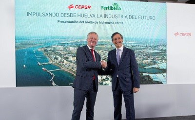 Maarten Wetselaar, CEO of Cepsa and Javier Goñi, CEO of the Fertiberia Group